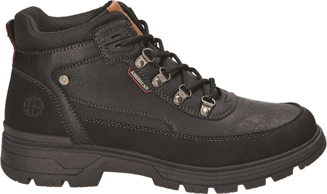 American Club MRH-116 men's winter shoes, brown and black, sizes 41-46