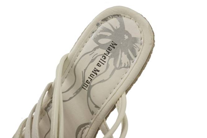 Women's slippers Mariella Murani D10105WH white size 36-41