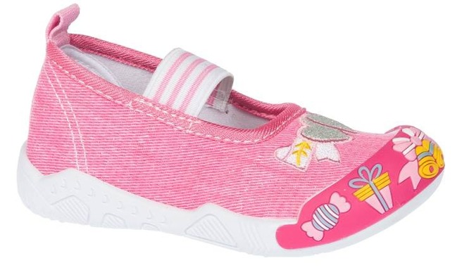 Children's sneakers American Club ATEN-29 pink or turquoise size 21-25