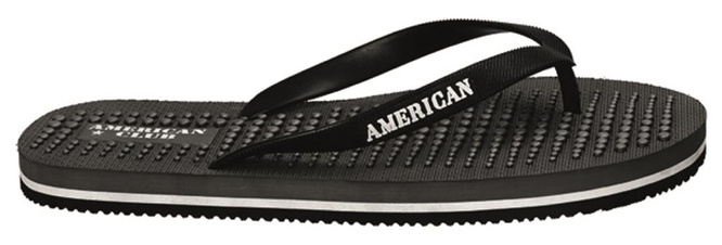 American Club MNH-110 men's flip-flops black and navy blue size 41-45