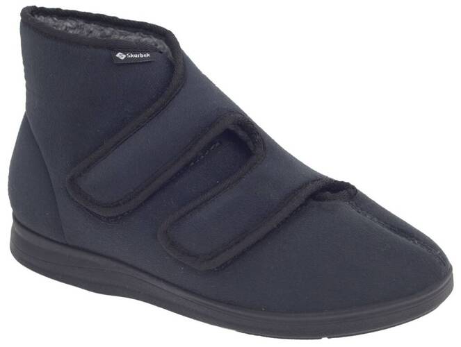 Skarbek D1901 women's slippers, navy blue, sizes 36-41