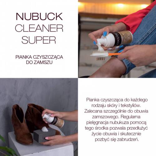 Pianka czyszcząca Cocciné NUBUCK CLEANER SUPER 