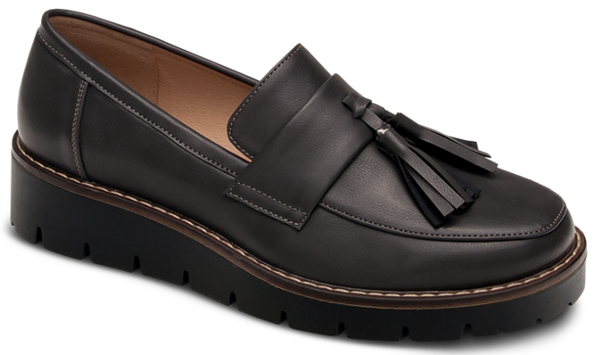 Women's loafers Skotnicki DP-3-1386GY black size 36-41