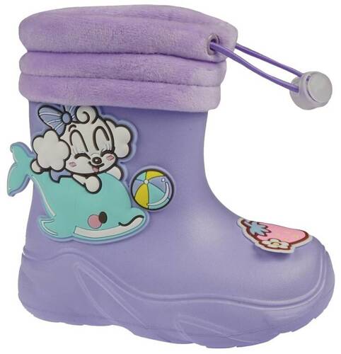 Apawwa BJ384PU children's wellies purple size 23-28