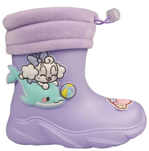 Apawwa BJ384PU children's wellies purple size 23-28