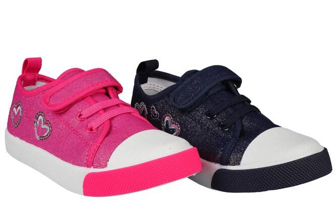 Atletico AFY-003 children's sneakers pink and navy blue size 21-26