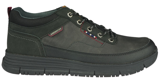 American Club MRH-116 men's winter shoes, brown and black, sizes 41-46