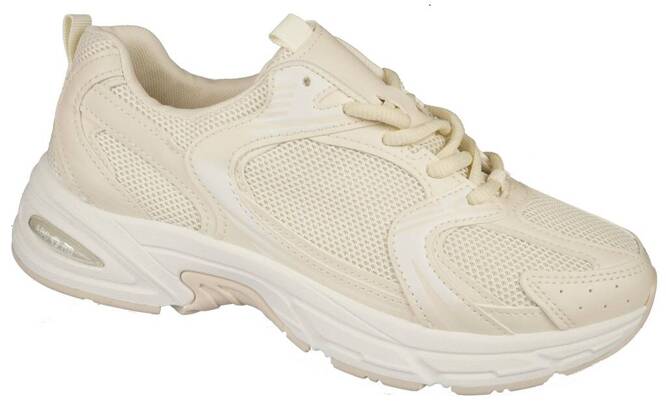 Meideli D39000-4BE youth sports shoes, beige, sizes 36-41