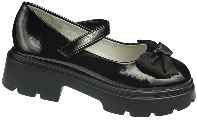 Girls' half-shoes BESSKY CYJ3873-6BBL black size 30-37