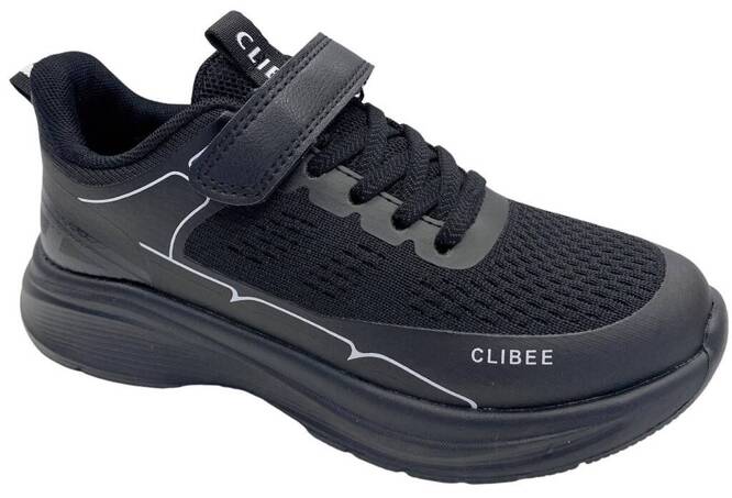 Buty sportowe dziecięce Clibee CEC277BLWH czarne rozm.33-38