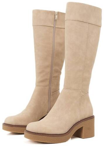 Sergio Leone DKZ930BE women's winter boots, beige, sizes 36-40