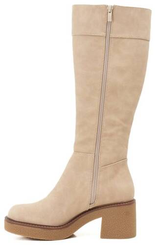 Sergio Leone DKZ930BE women's winter boots, beige, sizes 36-40