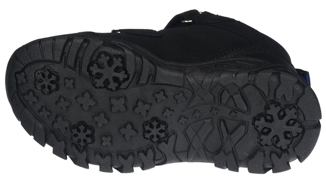 American Club BWT-70 children's winter shoes, black and navy blue, size 27-31