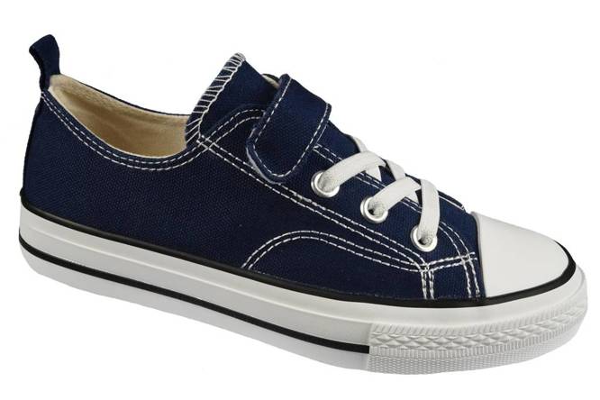 Children's sneakers Apawwa BR05-5NA navy blue, size 26-31