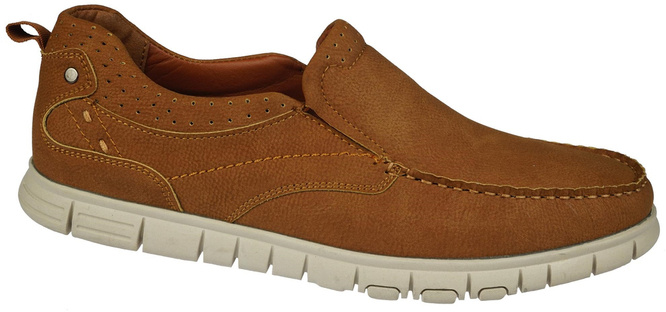 Badoxx MMXC-493CA camel men's moccasins, sizes 40-45