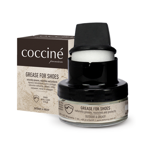 Cocciné GREASE FOR SHOES black protective leather fat