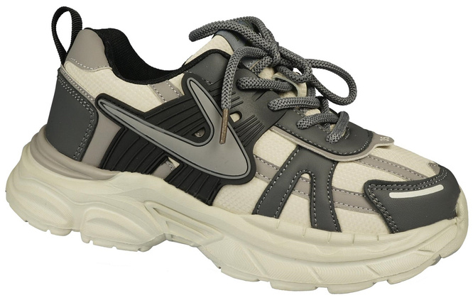 BESSKY CBY3841-2CBY children's sports shoes gray size 32-37