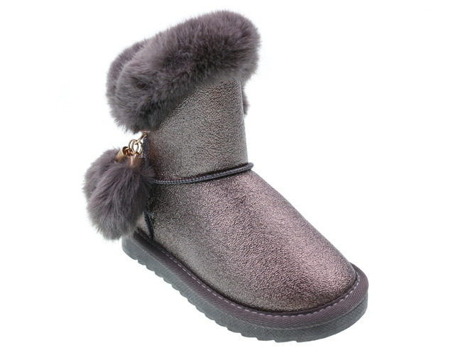 Children's winter shoes Apawwa BN220GY gray size 26-31