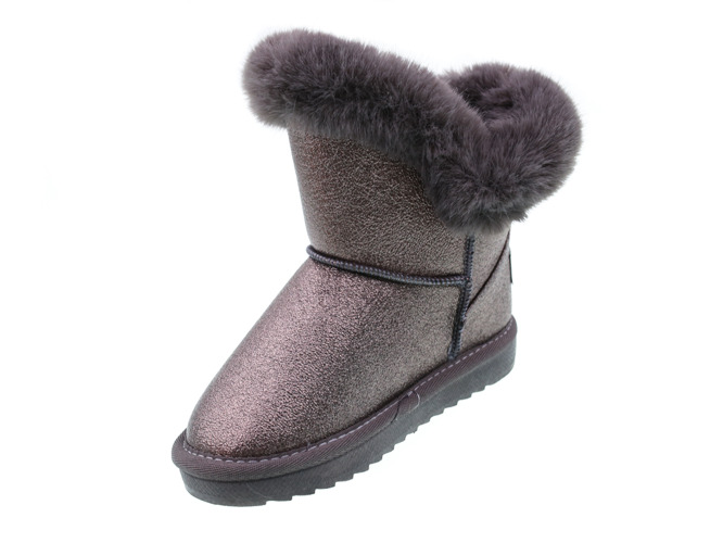 Children's winter shoes Apawwa BN220GY gray size 26-31