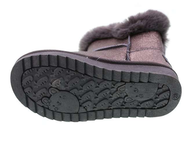 Children's winter shoes Apawwa BN220GY gray size 26-31