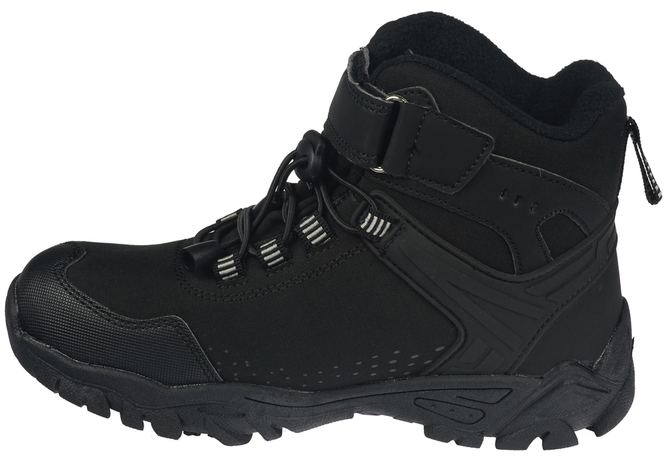 Children's winter shoes American Club BWT-108 black and navy blue, size 27-31