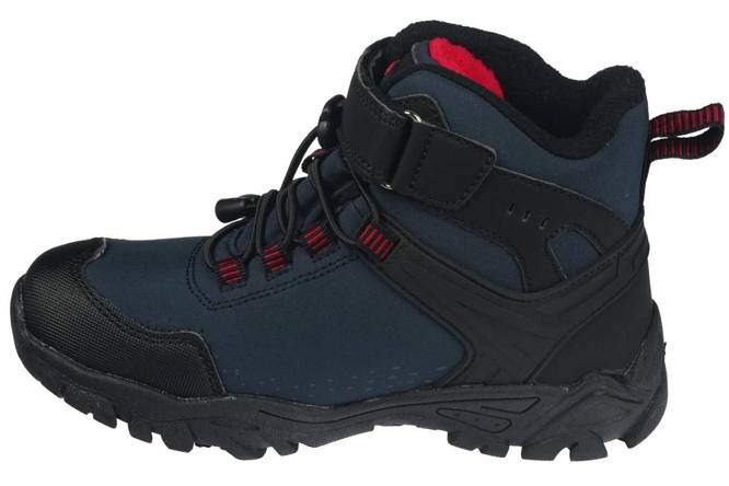 Children's winter shoes American Club BWT-108 black and navy blue, size 27-31