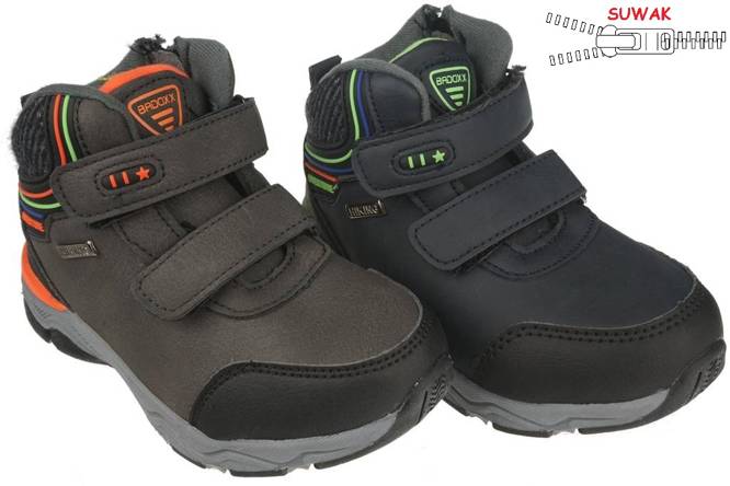 Children's winter shoes Badoxx B3XC-8281-W gray or navy blue size 26-31