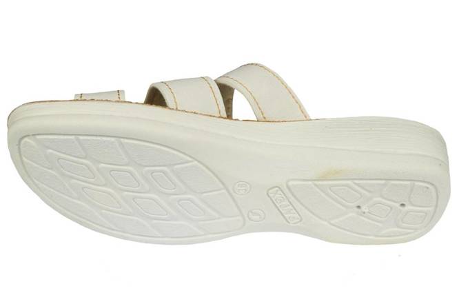 Women's Turkish slippers Fatex DF2310 white size 36-40