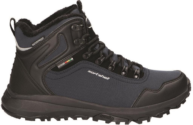 Buty trekkingowe męskie American Club MHL-147 czarne i granatowe rozm.41-46