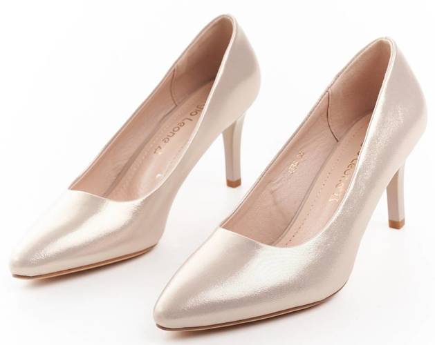 Women's high heels Sergio Leone D1336ZLBL gold size 36-41