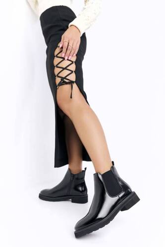 Sergio Leone DBT560CZZA women's winter shoes, black, sizes 36-41