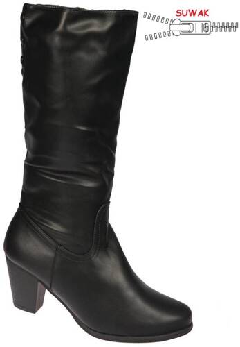 Feisal D887-62BL women's boots, black, sizes 36-41