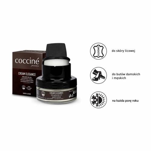 Cocciné CREAM ELEGANCE black shoe cream