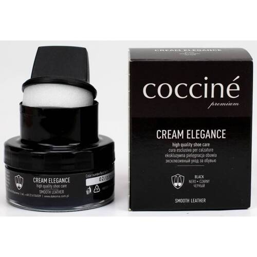 Cocciné CREAM ELEGANCE black shoe cream