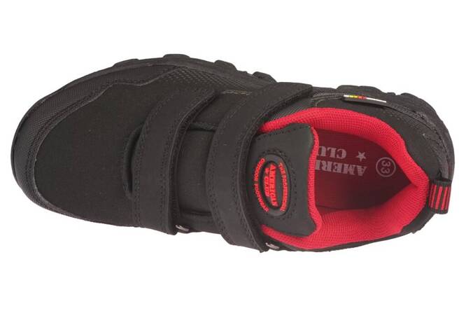 American Club CWT-183 children's sports shoes, black and black-red, sizes 32-36