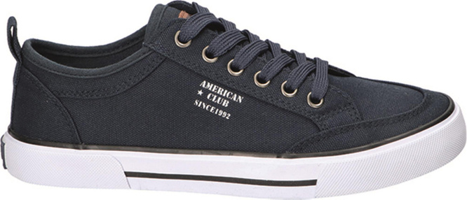 American Club DLH-100 youth sneakers, black and navy blue, sizes 37-41