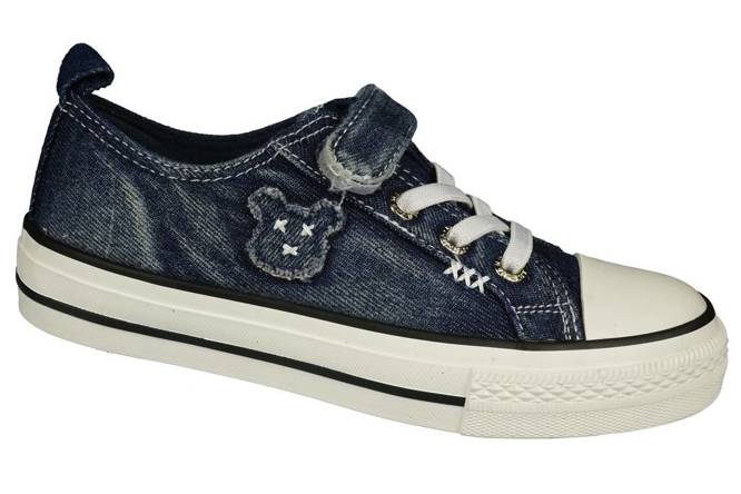 Children's sneakers Apawwa CRC355BU navy blue, size 32-37