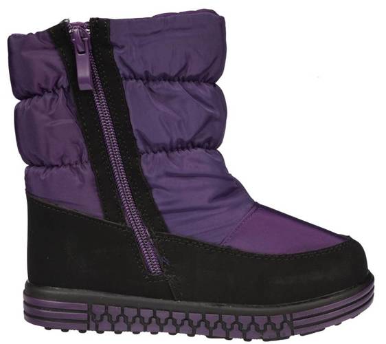 Children's purple snow boots Clibee AH-910BU, size 22-27