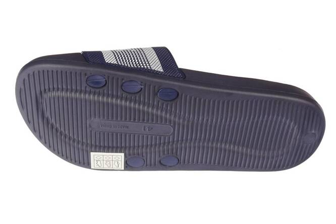 Men's swimming pool flip-flops Sport MT8035 black, white, navy blue and gray sizes 41-46