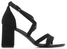 Sergio Leone DSK838CZMI women's sandals, black, sizes 36-40