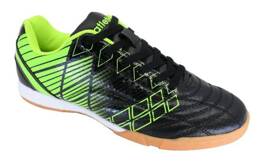 Atletico D7336-2417BLGR youth indoor football boots black-green size 36-41