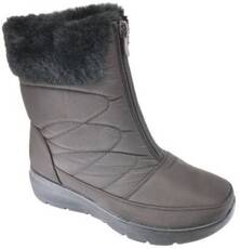 Ladie's Style DLS-007BR women's snow boots, brown, sizes 37-42