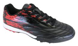 Men's football boots Atletico M7336-2418BLRE black-red size 39-43