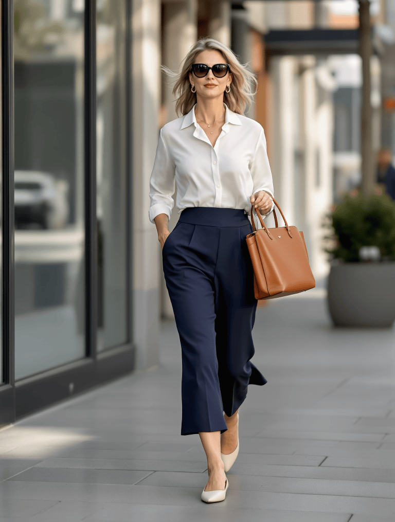 Eleganckie baleriny z noskiem w szpic, które optycznie wysmuklają nogę i dodają stylizacji lekkości.