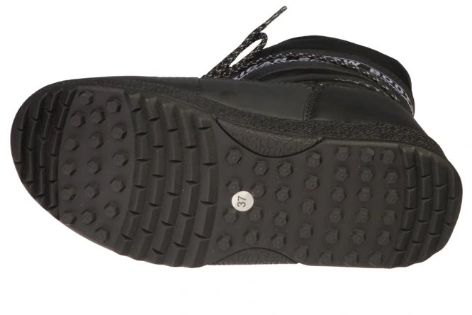 American Club DSN-47 women's snow boots, black and white, sizes 36-41