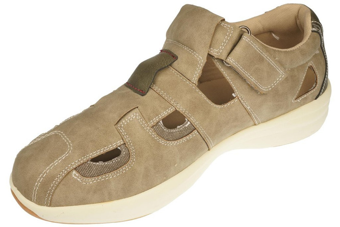 Men’s sandals Go Well MC70082-522TA beige size 41-46