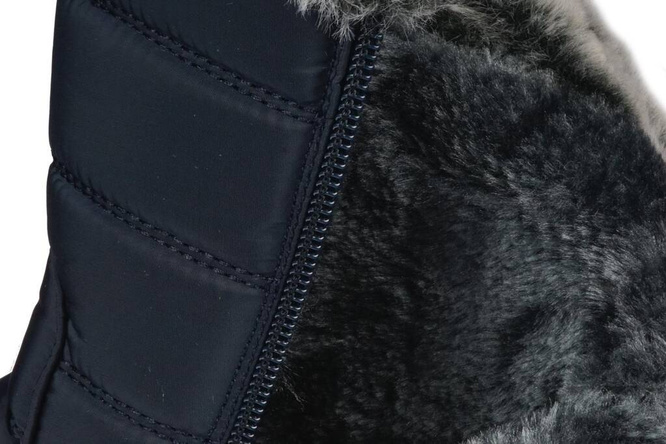 Women's snow boots Skotnicki DB-3-0300NA navy blue size 36-41