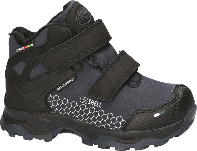 Children's winter shoes American Club CHL-26 black or navy blue size 32-36