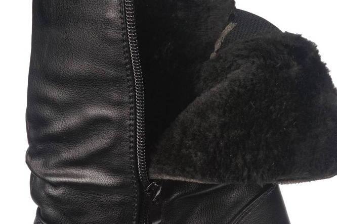 Women's winter boots Skotnicki DB-3-208BL black size 38-42