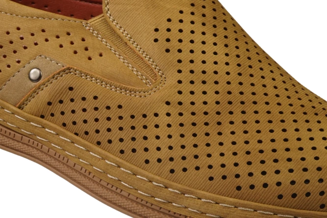 Meideli Men's Derby Shoes MU63302-5 Camel – Sizes 40–45